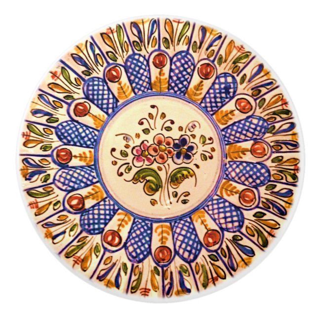 Festive Talavera Cinco Knopp (Framsidan)