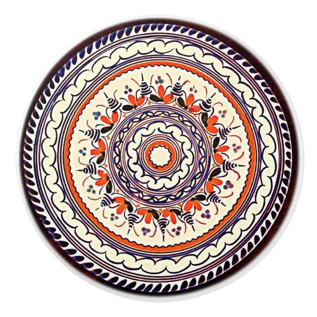 Festive Talavera Uno Knopp (Framsidan)
