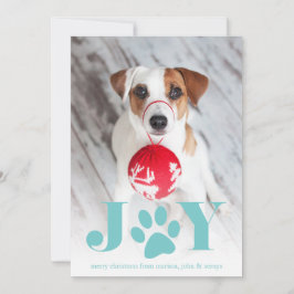 Festive Tass | Pet Photo Helgdag Card Julkort