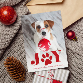 Festive Tass | Pet Photo Helgdag Card Julkort