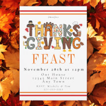 Festive Thanksgiving Feast Turkey Football Löv