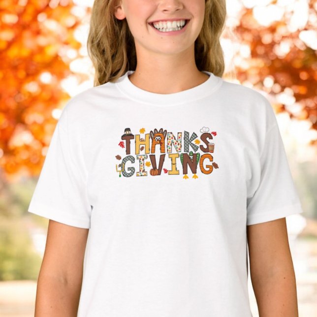 Festive Thanksgiving Turkey Football Löv T Shirt (Skapare uppladdad)