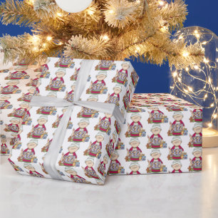 Festive tiled baking cookies Mrs Claus Presentpapper
