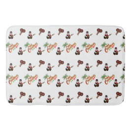 FESTIVE Trini-julen på WHITE Badrumsmatta