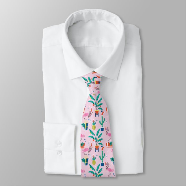 Festive Tropical Jul Mönster Slips (Bunden)