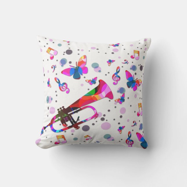 Festive Trumpet Kudde (Framsida)