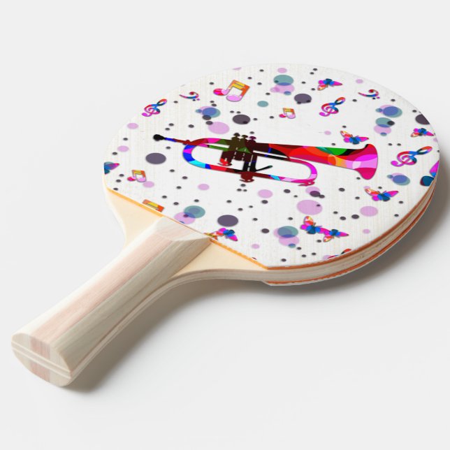 Festive Trumpet Pingisracket (Frontvinkel)