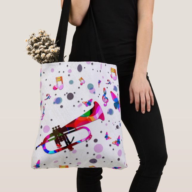 Festive Trumpet Tygkasse (Närbild)