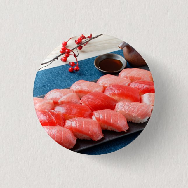 Festive Tuna Sushi – Premium Laptop Sleeve by SUSH Knapp (Framsida)