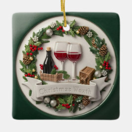 Festive Vin och Ornament High-Relief