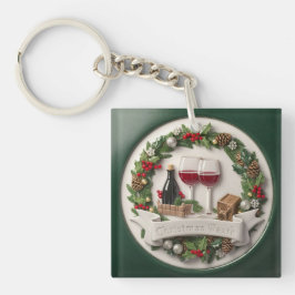 Festive Vin och Ornament High-Relief