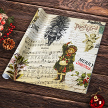 Festive Vintage Viktorian Juljulflicka