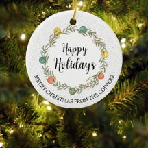 Festive WAN Glad helg Ornament