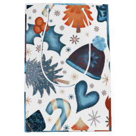 Festive Watercolor Winter jul Mönster