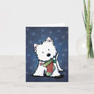 Festive Westif-julkort Helgkort