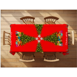 Festive Whimsical Christmas Tree Quirky Reindeers 