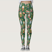 Festive Whimsitical Cute Nutcracker Ballet Grönt