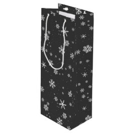 Festive White Snöflingor på Grått jul-Helgdag