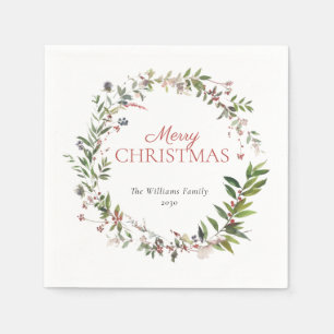 Festive Winter Berry Wandan and God jul Pappersservett
