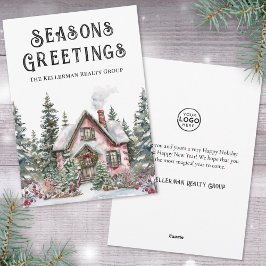 Festive Winter Business-jul Julkort
