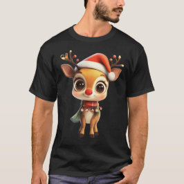 Festive Winter Reindeer T Shirt