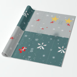 Festive Winter Wonderland Wrapping Papper Presentpapper