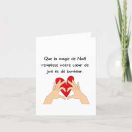 Festive Wishes: Christmas Magic Greeting Card for Tack Kort