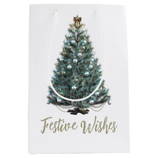 Festive Wishes. Christmas tree (Framsidan)