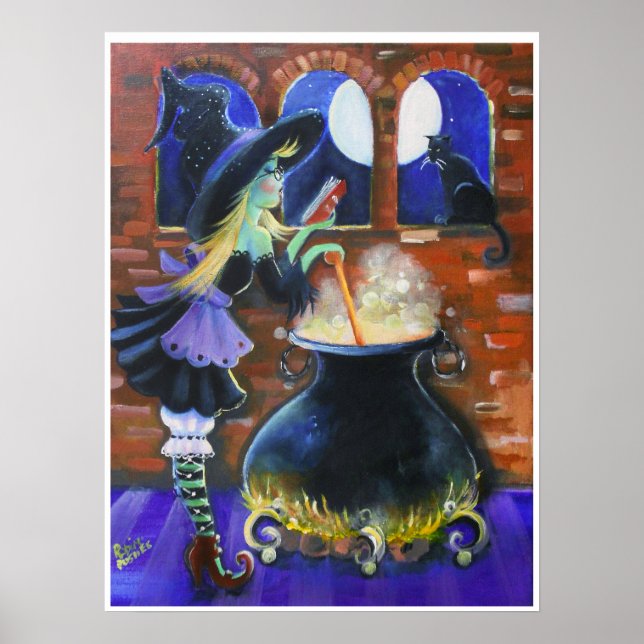 Festive Witch's Brew Poster (Framsidan)