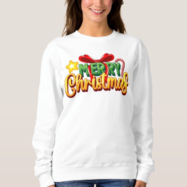 Festive Women's Hoodies for jul 2025 T Shirt (Framsida)