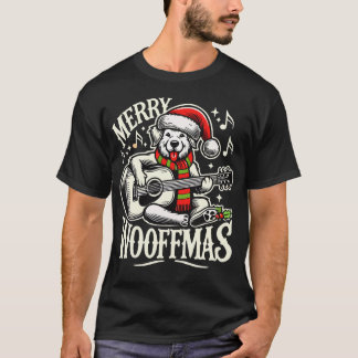Festive Woofmas Hundar God jul Helgdag T-Shi T Shirt