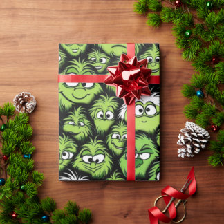 Festive Wrap Wonderland 'Grönt jul Monster' Presentpapper