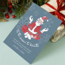 Festive Yoga Santa Season till Breathe