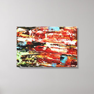 Festivité | Art abstrait coloré moderne Canvastryck