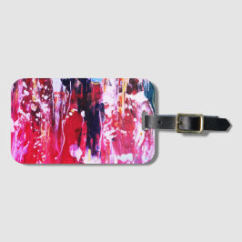 Festivité variation rose bagagebricka