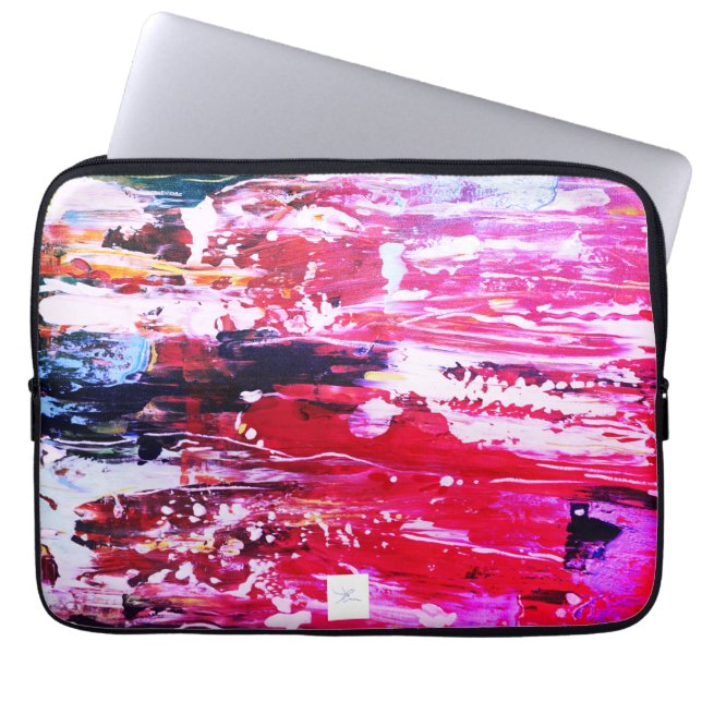 Festivité variation rose laptop fodral (Framsidan)