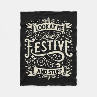 Festivity Titta på mig som är aktiv och Saker Cele Fleecefilt