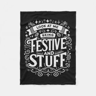 Festivity Titta på mig som är aktiv och Saker Cele Fleecefilt