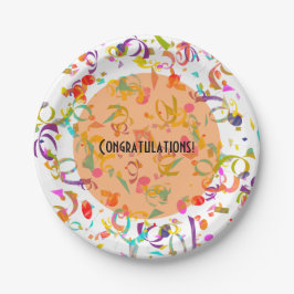 Festivt Firande-färgat konfetti-förlustkonturteckn