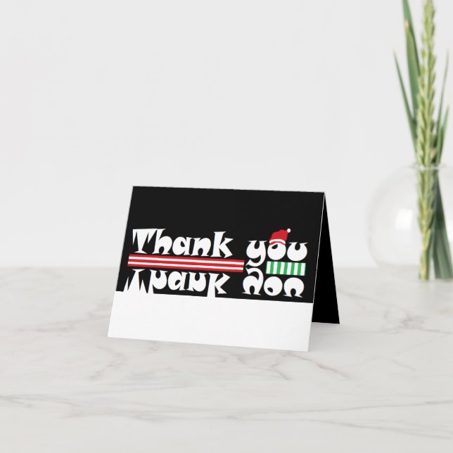 Festivt godis, medarbetarens tackkort (Framsida)