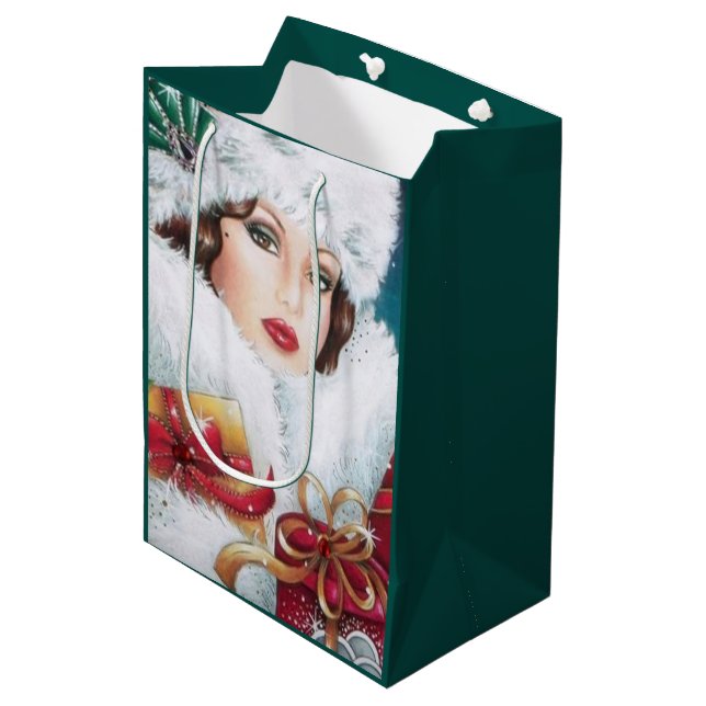 Festivt konsthandling i jultomten dam (Framsidan Vinklad)