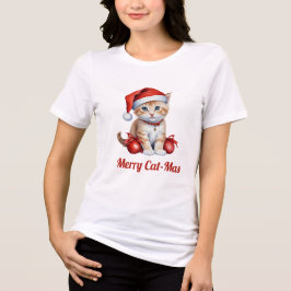 Festkatter i juldräkter - Högtidlig stämning T Shirt