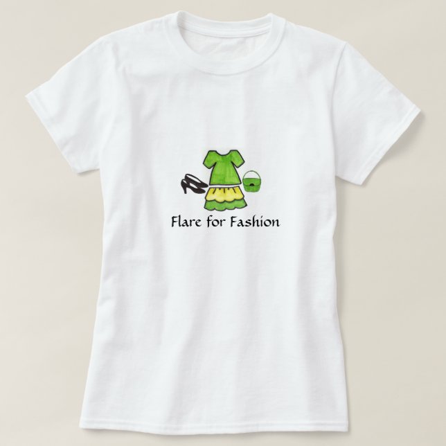 Festklänning T-shirt (Design framsida)