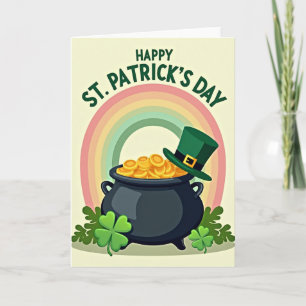 Festkort för St. Patricks Day Kort