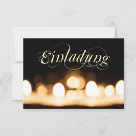 Festliche Einladungskarte mit Stil! Spara Datumet