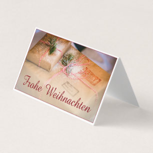 Festliche Geschenke als Weihnachtsmotiv Kort