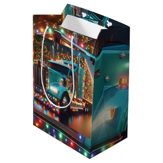  Festlicher Weihnachts-LKW mit Lichtern (Baksidan Vinklad)