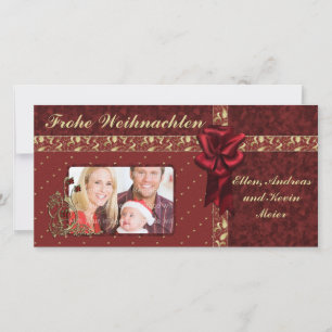 Festliches Weihnachts design Julkort