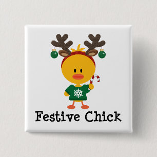 Festlig chick knapp