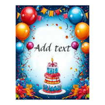 Festlig födelsedagsfirande med ballonger